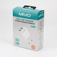 СЗУ MIVO MP-230 с 2-мя USB-портами 2.4A