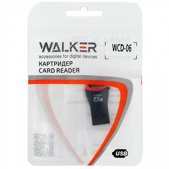 Картридер WALKER WCD-06 (MICRO SD)