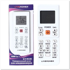 Пульт универ. для кондиционеров Live-Power KT-9018E Пульт универ. для кондиционеров Live-Power KT-9018E