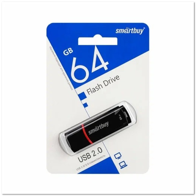 USB Flash SМARTBUY3 64 Гб Crown