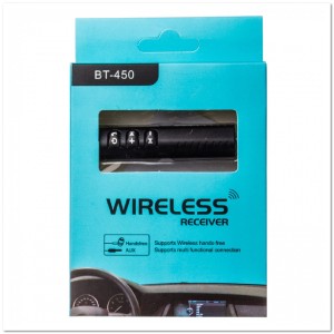 Автомобильный Bluetooth AUX адаптер BT-450 Автомобильный Bluetooth AUX адаптер BT-450