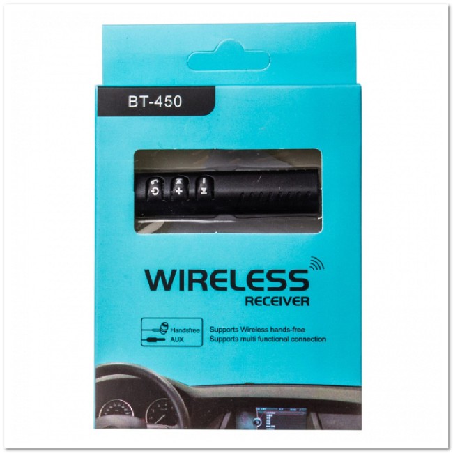 Автомобильный Bluetooth AUX адаптер BT-450