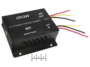 Автомобильный преобразователь 50А (12v-24v)
