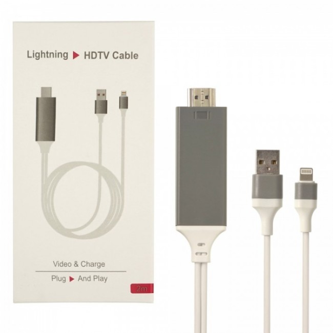 Адаптер HDTV to iPhone + USB 2000mm