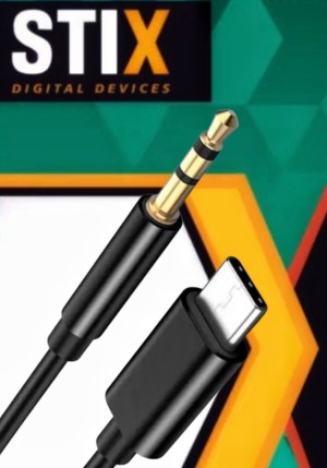Кабель OTG TYPE C - AUX 3.5 STiX X-024 (папа-папа)
