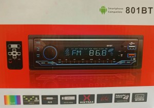 Автомагнитола BT ProkHD SP-801  7ЦВ./ЕВРОРАЗЪЁМ/ОХЛАДИТЕЛЬ