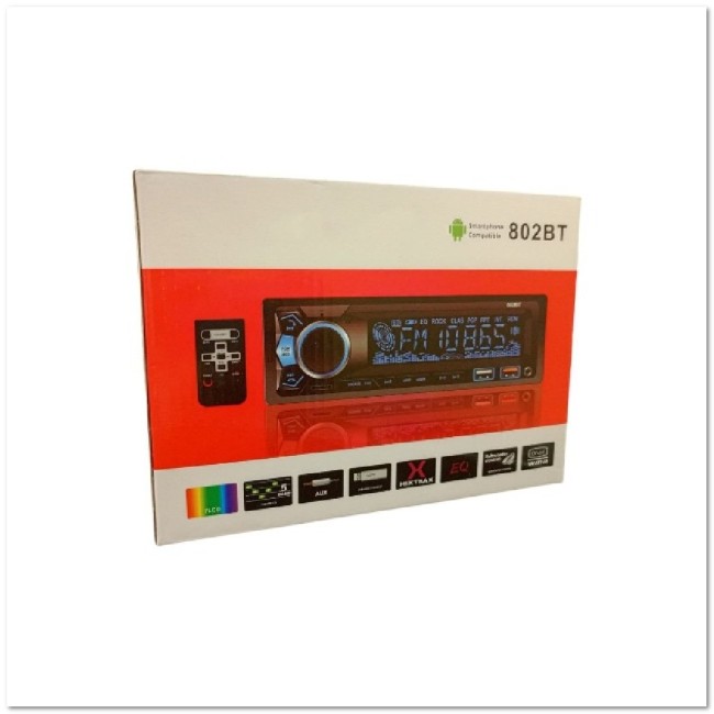 Автомагнитола BLUETOOTH ProkHD DEH-802  7ЦВ./ЕВРОРАЗЪЁМ/ОХЛАДИТЕЛЬ