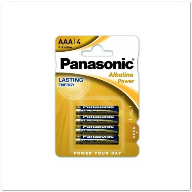 Батарейка алкалиновая Panasonic LR3 BL4 AAA