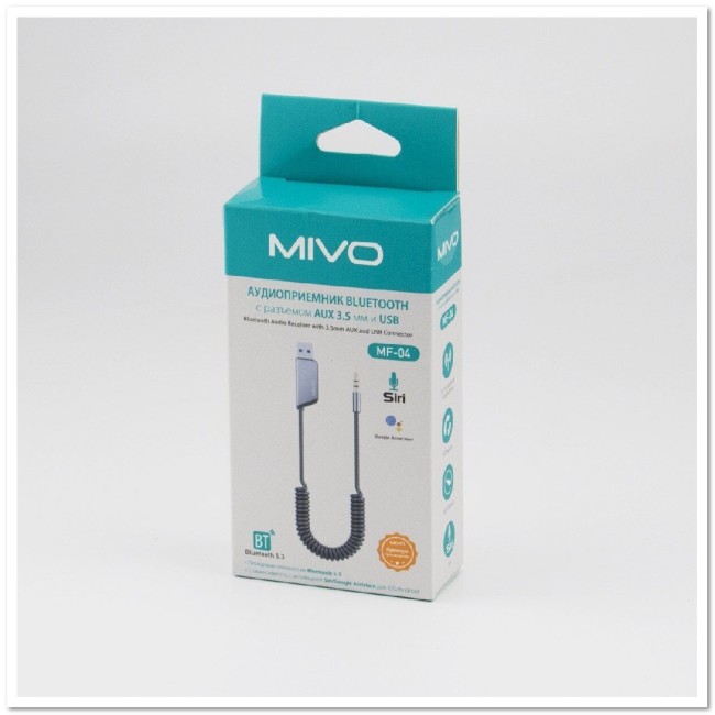 Автомобильный Bluetooth AUX адаптер MIVO MF-04