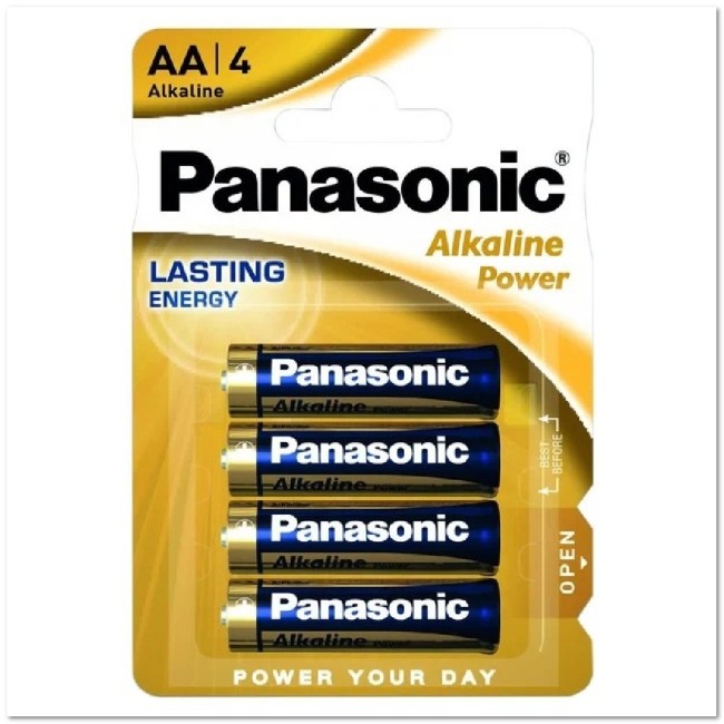 Батарейка алкалиновая Panasonic LR6 BL4 AA