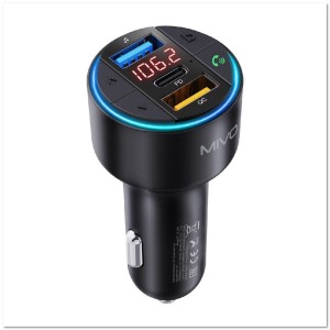 BТ FM-трансмиттер MIVO MF-08 + PD TYPE C 48W