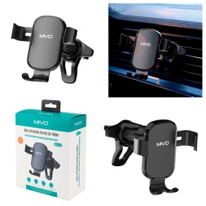 Автодержатель MIVO MZ67 в дефлектор, крючковой ЗАКРУЧИВАЮЩИЙСЯ ЗАЖИМ