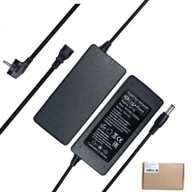 СЗУ для цифровых устройств 12V (10А) разъем 5,5 / 2,5 LP-193 СЗУ для цифровых устройств 12V (10А) разъем 5,5 / 2,5 LP-193
