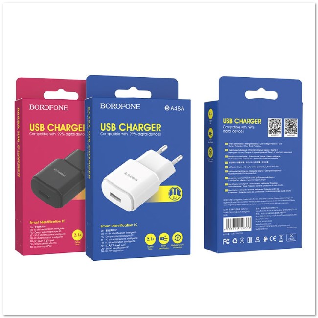 СЗУ BOROFONE BA48A с USB 2.1A