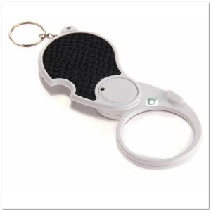 Лупа-брелок Veber 6901 5Х D45мм с подсветкой