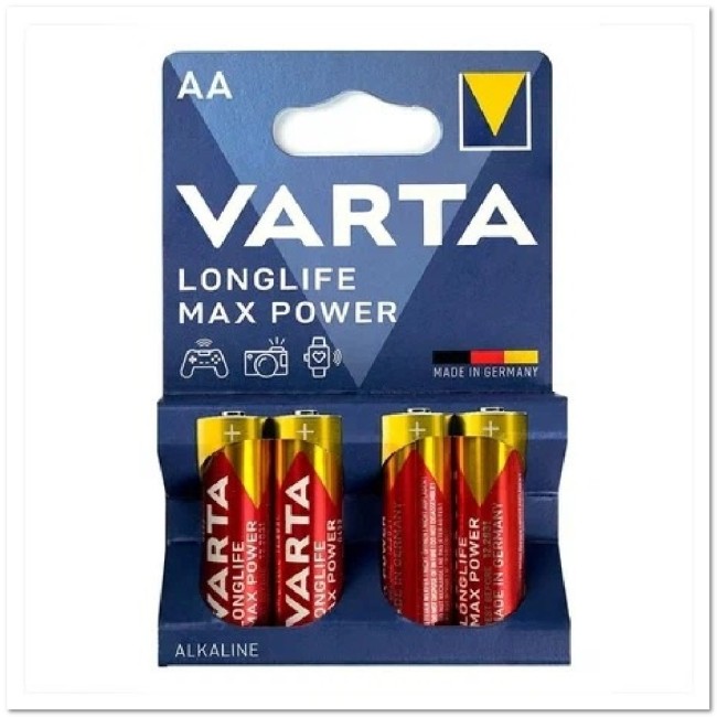 Батарейка алкалиновая VARTA LR6 BL4 AA