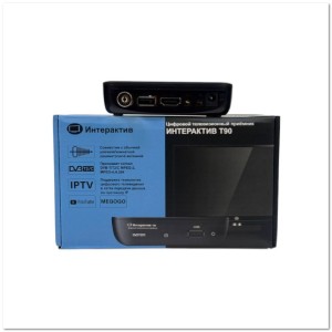 ТВ-приставка цифровая Интерактив Т90 (Wi-Fi) DVB-T и DVB-T2 ( с внешним блоком питания)