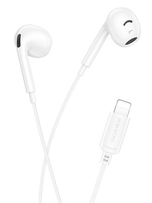 Проводная гарнитура BOROFONE BM96 LIGHTNING тех. пак