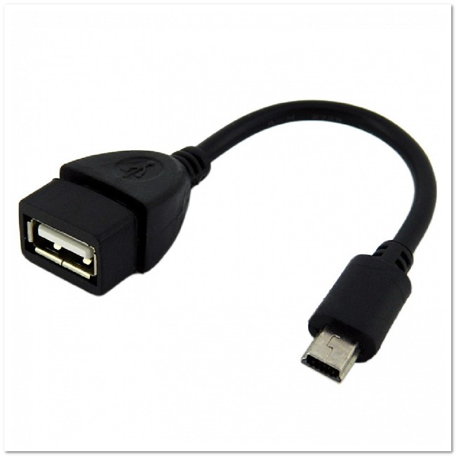 Кабель OTG mini USB - USB WALKER №03