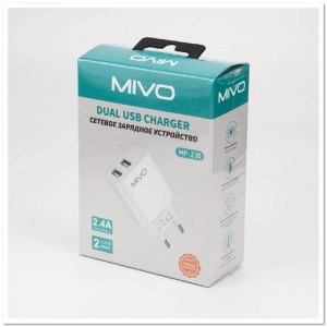 СЗУ MIVO MP-230 с 2-мя USB 2.4A