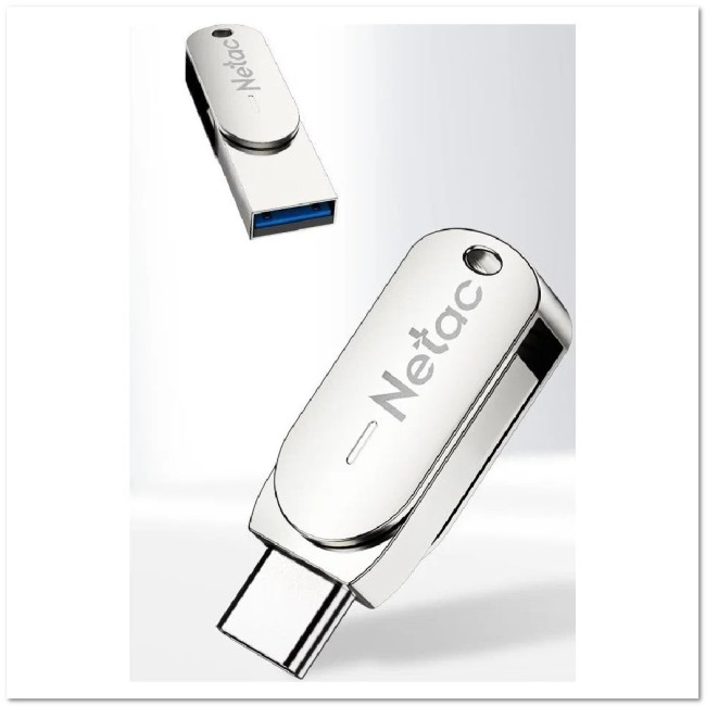 USB Flash NETAC 32 Гб U785C DUAL (USB 3.1/Type-C)