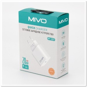 СЗУ MIVO MP-325T с TYPE-C портом Q3.0 20W