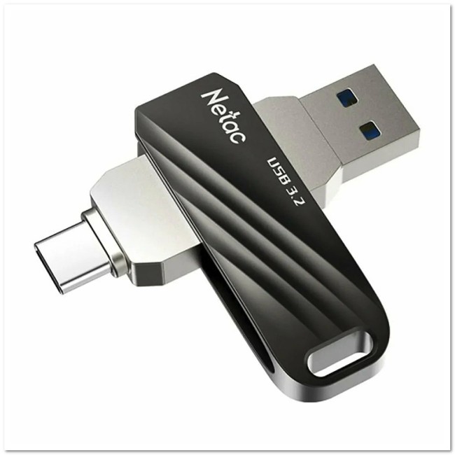 USB Flash NETAC 64 Гб US11 DUAL (USB 3.0/Type-C)