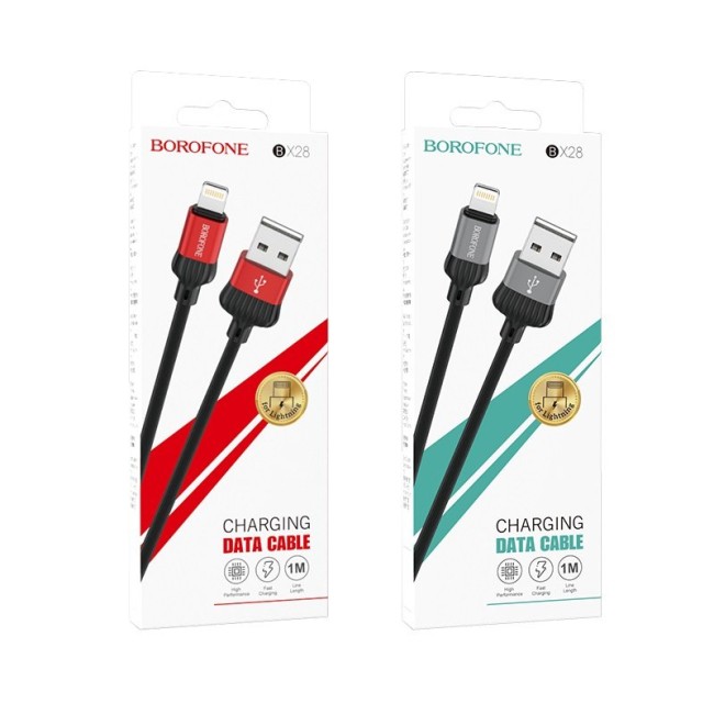 Кабель Lightning  BOROFONE BX28 3.0А (1М)