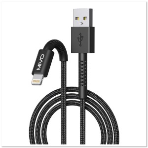 Кабель LIGHTING MIVO MX-47 (L=1M) 2.4A с нейлоновой оплёткой и защитой от изломов