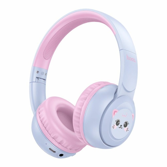 Полноразмерные BLUETOOTH наушники HOCO W60 RHYME BLUE