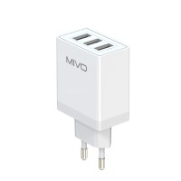 Сетевой USB ХАБ MIVO MP331 с 3-мя USB-портами 3.1A