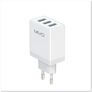 Сетевой USB ХАБ MIVO MP331 с 3-мя USB-портами 3.1A Сетевой USB ХАБ MIVO MP331 с 3-мя USB-портами 3.1A