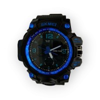 Водонепроницаемые наручные часы SPORT  SKMEI 1155B black-blue (+ механика) тех.пак