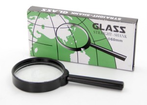 Лупа ручная Glass LP-017 2.5Х D60мм