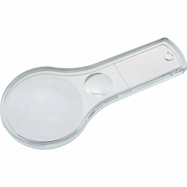 Лупа ручная 2.5Х D50мм в прозрачном корпусе