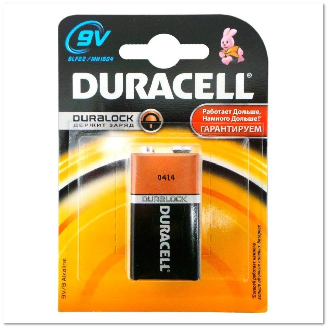 Батарейка алкалиновая DURACELL 6PLF22 КРОНА