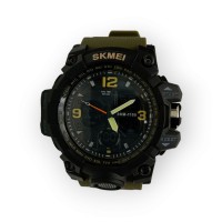 Водонепроницаемые наручные часы SPORT  SKMEI 1155B green (+ механика) тех.пак.
