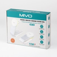 ЗУ беспроводное MIVO MW-06 3в1