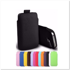 Сумка с язычком (эко кожа) №6, iPhone 5/5C/Nokia 925/Samsung i9300 (5.8"), черная