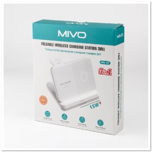 ЗУ беспроводное MIVO MW-07 3в1