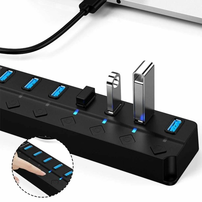 USB-HUB на 7 USB-портов 302 (USB3.0*7) с питанием