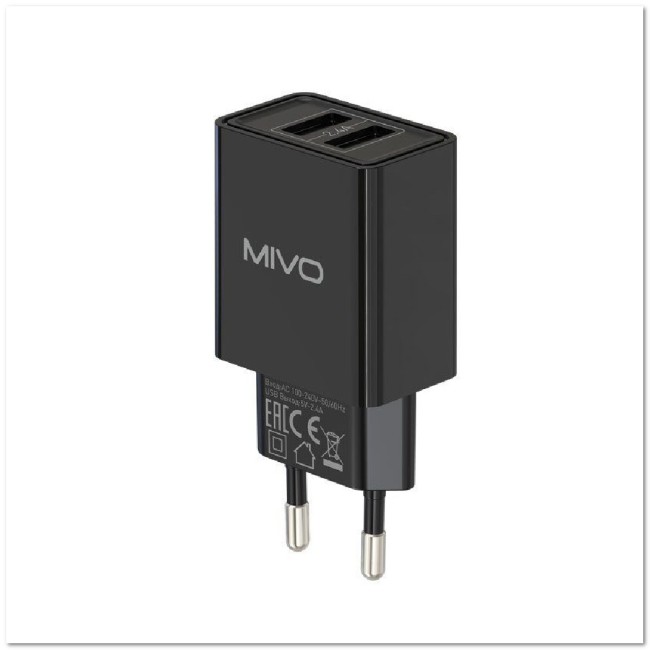СЗУ MIVO MP-223 с 2-мя USB 2.4A