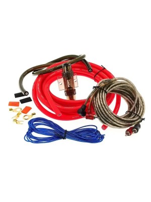 Акустический комплект проводов 2-х канальный для усилителя в блистере, MD-8GA 1800w.w. Акустический комплект проводов 2-х канальный для усилителя в блистере, MD-8GA 1800w.w.