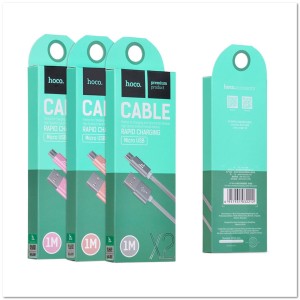 Кабель micro USB HOCO X2  2.4A (L=1М) ХБ