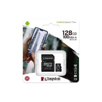 MicroSD Kingstone 128 Гб 10 класс Canvas Select Plus A1 (100 Mb/s)