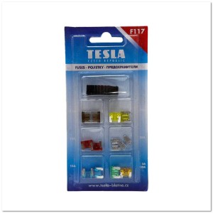 Набор предохранителей TESLA F117 иномарки Набор предохранителей TESLA F117 иномарки