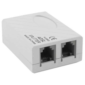 Адаптер сплиттер ADSL HL2003 (вход 1xRJ-12, выход 2xRJ-12)