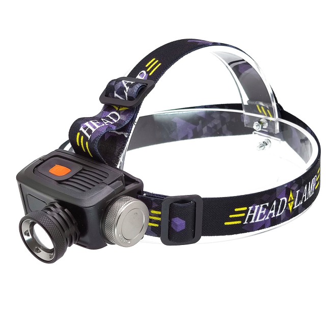 Фонарь налобный Патриот PT-FLG13 (LED, 1 с/д, 18650, ZOOM, 3 режима)