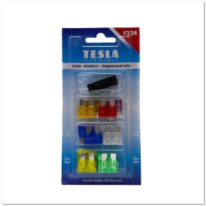 Набор предохранителей TESLA F224 микро иномарки Набор предохранителей TESLA F224 микро иномарки