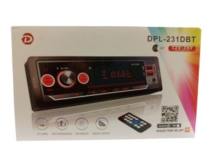 Автомагнитола BT ProkOk DPL-231 12-24V/7ЦВ./ЕВРОРАЗЪЁМ